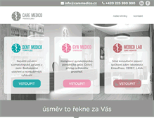 Tablet Screenshot of caremedico.cz